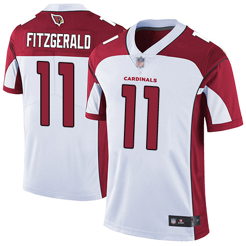 Arizona Cardinals Limited White Men Larry Fitzgerald Road Jersey NFL Football #11 Vapor Untouchable->youth nfl jersey->Youth Jersey